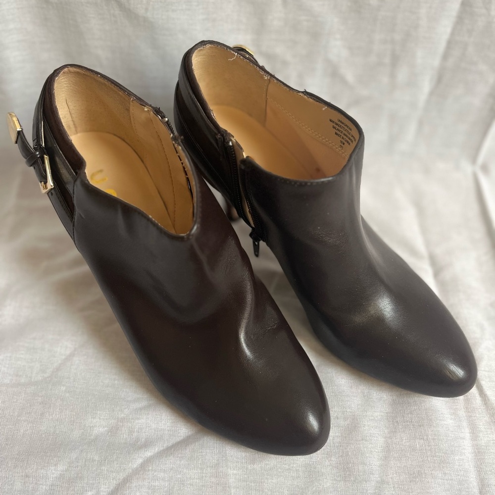 Unisa Brown Ankle Boot Heels
